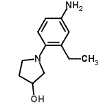 CAS#: 503457-34-9， 1-(4-Amino-2-Ethylphenyl)-3-Pyrrolidinol