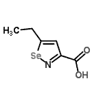 CAS 登录号：503524-25-2， 5-乙基-1,2-硒唑e-3-羧酸