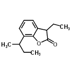 CAS 登录号：503545-28-6， 7-仲-丁基-3-乙基-1-苯并呋喃-2(3H)-酮