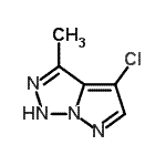 CAS#: 503560-20-1， 4-Chloro-3-Methyl-1H-Pyrazolo[1,5-c][1,2,3]Triazole