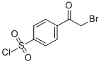 结构式 CAS# 5038-59-5, 4-(2-溴乙酰基)苯磺酰氯