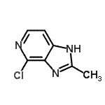 CAS 登录号：50432-65-0， 4-氯-2-甲基-1H-咪唑并[4,5-c]吡啶