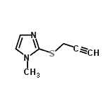 CAS#: 504440-47-5， 1-Methyl-2-(2-Propyn-1-Ylsulfanyl)-1H-Imidazole
