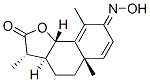 CAS 登录号：50465-02-6， [3S-(3alpha,3aalpha,5abeta,8E,9bbeta)]-3a,5,5a,9b-四氢-3,5a,9-三甲基萘并[1,2-b]呋喃-2,8(3H,4H)-二酮 8-肟