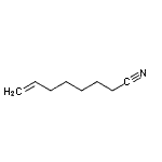 结构式 CAS# 5048-29-3, 7-辛烯腈