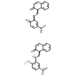 CAS 登录号：50497-83-1， 氢二[1-[(2-羟基-5-硝基苯基)偶氮]-2-萘酚]铬酸盐