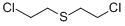 CAS 登录号：505-60-2， 二(2-氯乙基)硫醚