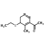 CAS#: 505060-87-7， 1-[5-(Ethylsulfanyl)-4-Methyl-5,6-Dihydro-3-Pyridazinyl]Ethanone