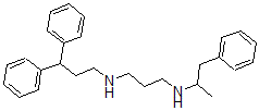 CAS#: 50597-63-2， N-(3,3-Diphenylpropyl)-N-(1-methyl-2-phenylethyl)-1,3-propanediamine