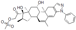 CAS#: 50630-90-5， Deacylcortivazol 21-Mesylate