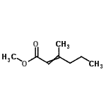 CAS 登录号：50652-80-7， 甲基3-甲基-2-己烯酸酯