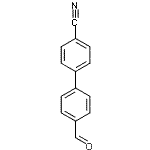 CAS 登录号：50670-55-8， 4'-甲酰基-4-联苯甲腈