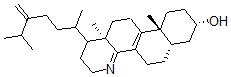 CAS 登录号：50686-98-1， 15-氮杂-24-亚甲基-D-高胆甾二烯