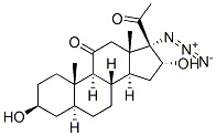 CAS 登录号：5070-88-2， 17-叠氮基-3beta,16alpha-二羟基-5alpha-孕甾烷-11,20-二酮
