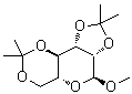 CAS#: 50705-56-1， (3aS,4S,5aR,9aR,9bS)-4-Methoxy-2,2,8,8-Tetramethylhexahydro[1,3]Dioxolo[4,5]Pyrano[3,2-d][1,3]Dioxine
