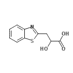 CAS 登录号：507463-89-0， 3-(1,3-苯并噻唑-2-基)-2-羟基丙酸