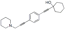 CAS 登录号：5076-30-2， 1-[[4-(3-哌啶-1-丙炔基)苯基]乙炔基]环己醇