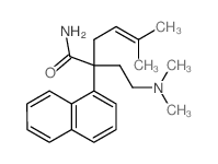 CAS 登录号：50765-87-2， alpha-[2-(二甲基氨基)乙基]-alpha-(3-甲基-2-丁烯基)-1-萘乙酰胺