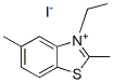 CAS#: 50774-65-7， 3-Ethyl-2,5-Dimethylbenzothiazolium Iodide
