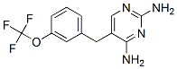 CAS 登录号：50823-99-9， 5-(M-三氟甲氧基苄基)-2,4-嘧啶二胺