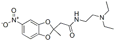 CAS 登录号：50836-11-8， N-(2-二乙基氨基乙基)-2-甲基-5-硝基-1,3-苯并二氧戊环-2-乙酰胺