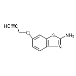 CAS 登录号：50851-02-0， 6-(2-丙炔-1-基氧基)-1,3-苯并噻唑-2-胺
