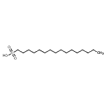 CAS 登录号：50858-37-2， 1-十六烷磺酸