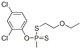 CAS 登录号：50869-34-6， O-(2,4-二氯苯基) S-(2-乙氧基乙基)甲基二硫代膦酸酯