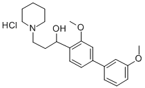 CAS 登录号：50910-22-0， alpha-(3,3'-二甲氧基-4-联苯基)-1-哌啶丙醇盐酸盐