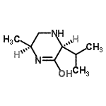 CAS 登录号：509149-18-2， (3S,6S)-3-异丙基-6-甲基-2-哌嗪酮
