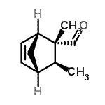 CAS 登录号：509149-31-9， (1R,2R,3S,4S)-2,3-二甲基双环[2.2.1]庚-5-烯-2-甲醛