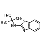 CAS 登录号：50915-37-2， N-(2-甲基-2-丙基)-1,3-苯并噻唑-2-胺