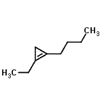 CAS 登录号：50915-91-8， 1-丁基-2-乙基环丙烯