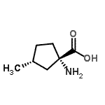 CAS 登录号：50967-94-7， (1S,3R)-1-氨基-3-甲基环戊烷羧酸