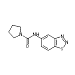 CAS#: 510715-89-6， N-(1,2,3-Benzothiadiazol-5-Yl)-1-Pyrrolidinecarboxamide