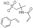 CAS 登录号:51121-85-8, 2-甲基-2-((1-氧代-2-丙烯基)氨基)-1-丙烷磺酸与苯乙烯的聚合物