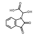 CAS 登录号：511536-04-2， (2,3-二氧代-2,3-二氢-1H-吲哚-1-基)(羟基)乙酸