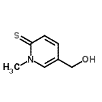 CAS 登录号：51206-44-1， 5-(羟基甲基)-1-甲基-2(1H)-吡啶硫酮
