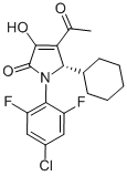 CAS 登录号:512178-04-0, (5S)-4-乙酰基-1-(4-氯-2,6-二氟苯基)-5-环己基-1,5-二氢-3-羟基-2H-吡咯-2-酮