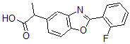 CAS 登录号:51234-77-6, 2-(2-氟苯基)-alpha-甲基-5-苯并恶唑乙酸