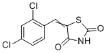 CAS 登录号：51244-45-2， 5-[(2,4-二氯苯基)亚甲基]-1,3-噻唑烷-2,4-二酮