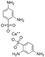 CAS 登录号：51247-58-6， 二[2,4-二氨基苯磺酸]钙