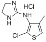 CAS 登录号：51274-83-0， N-(2-氯-4-甲基-3-噻吩基)-4,5-二氢-1H-咪唑-2-胺单盐酸盐