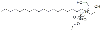CAS 登录号：51277-02-2， 乙基二(羟基乙基)(十八烷基)铵硫酸乙酯盐