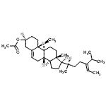 CAS 登录号：51297-12-2， (3beta,20R,24Z)-豆甾-5,24(28)-二烯-3-基乙酸酯