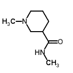 CAS 登录号：5136-61-8， N,1-二甲基哌啶-3-甲酰胺
