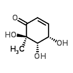 CAS 登录号：514205-04-0， (4S,5S,6R)-4,5,6-三羟基-6-甲基-2-环己烯-1-酮