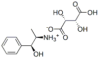 CAS 登录号：51442-15-0， [R-(R*,S*)]-beta-羟基-alpha-甲基苯乙基铵 [R-(R*,R*)]-酒石酸氢盐
