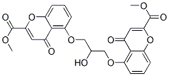 CAS 登录号：51471-26-2， 5,5'-[(2-羟基三亚甲基)二(氧基)]二[4-氧代-4H-1-苯并吡喃-2-羧酸]二甲酯