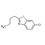 CAS 登录号：51482-94-1， 2-丁基-6-氯-1,3-苯并噻唑